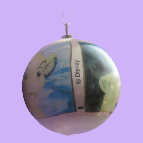 Disney lion king vintage ornament simba nala in blue and cream size one size. - Picture 6 of 7